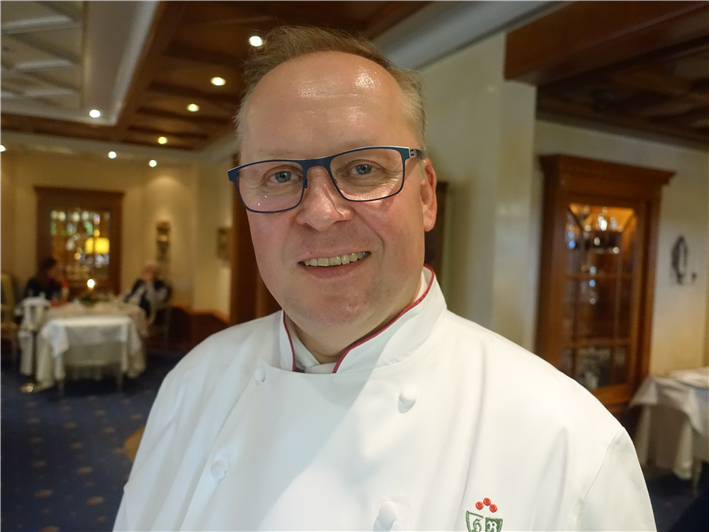 head chef Claus-Peter Lumpp in 2018